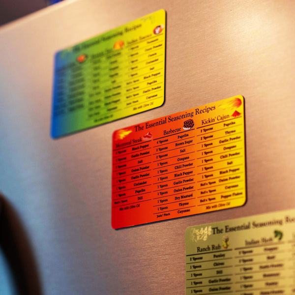 Fridge Door Chef ™ - The Essential Seasoning Recipe Magnets