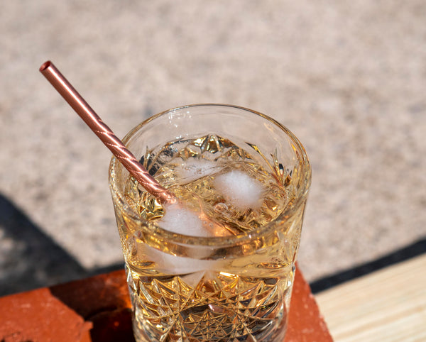 Cuyahoga Copper™ - Twisted Pure Copper Drinking Straws