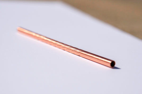 Cuyahoga Copper™ - Twisted Pure Copper Drinking Straws